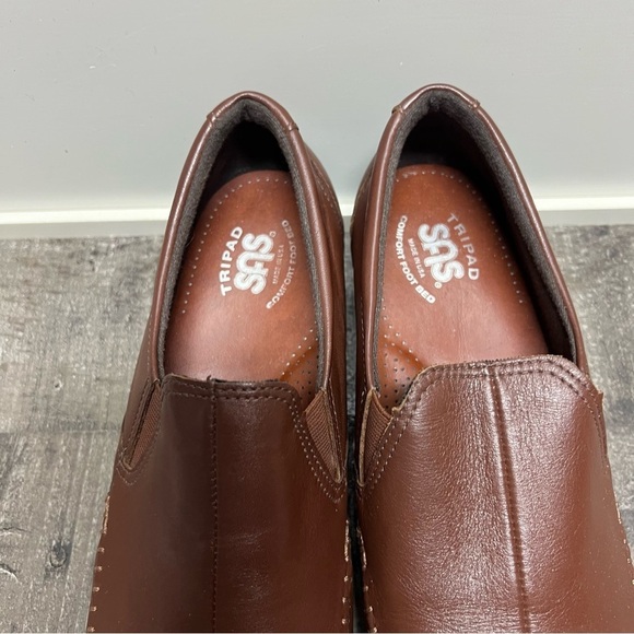 SAS Shoes Womens 10M Dream Loafer Leather Slip On Brown‎ Comfort Pillow Soft - Picture 5 of 8